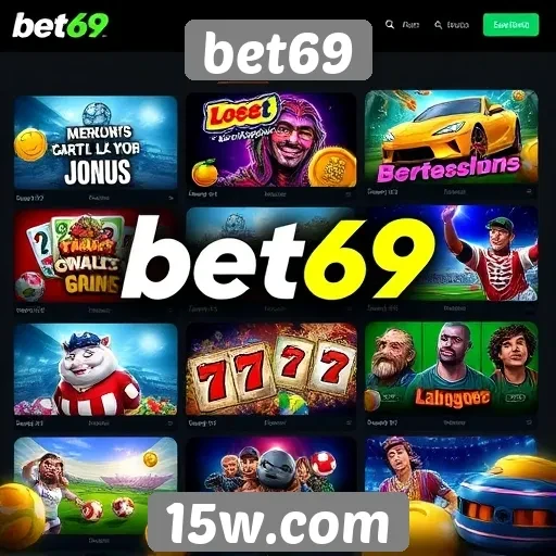 A diversidade de jogos disponíveis no bet69